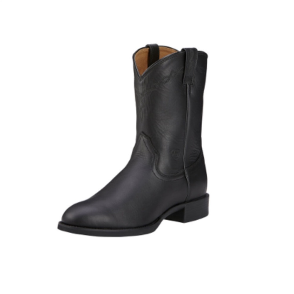 Ariat Men's Black Heritage Roper Boots